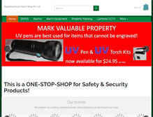 Tablet Screenshot of neighbourhoodwatchshop.com.au